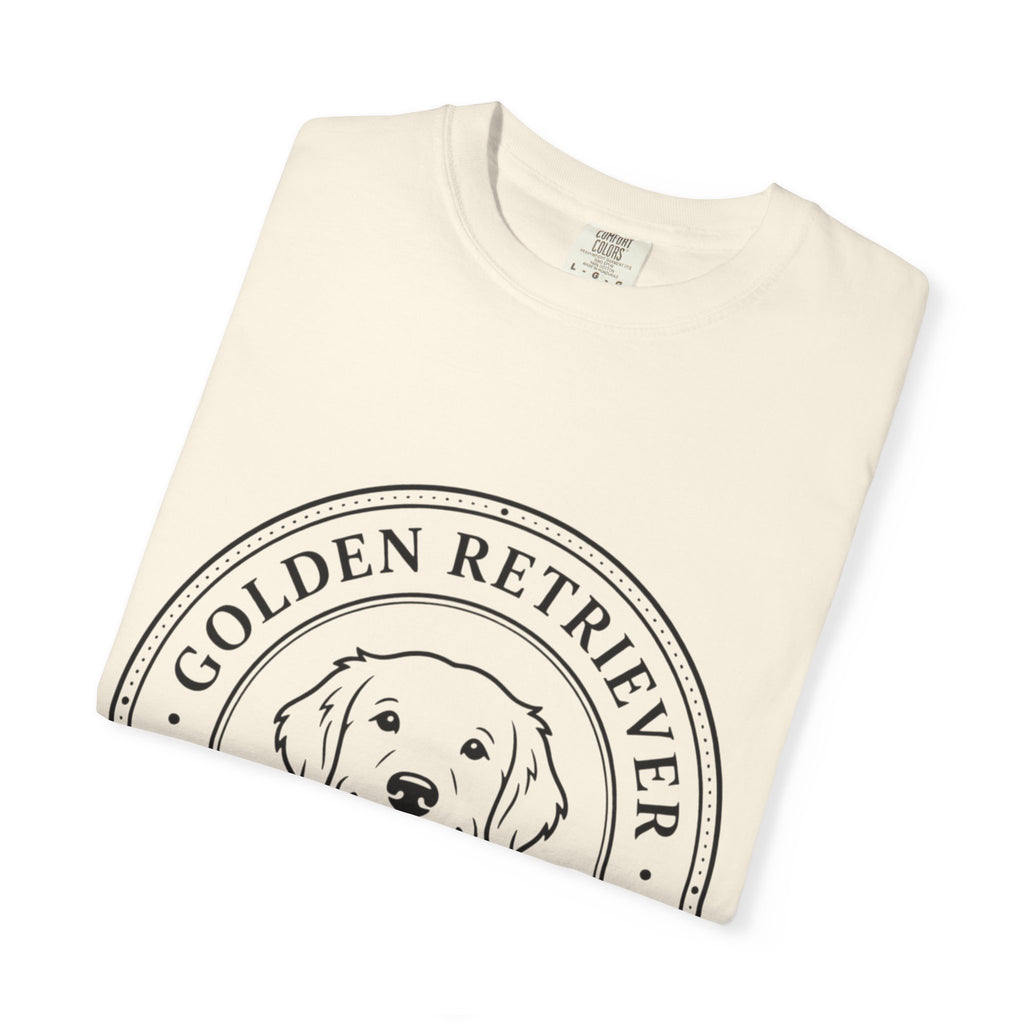 Vintage Golden Retriever Athletic Club T-Shirt, Retro Dog  Mom tee, Premium Comfort Colors.