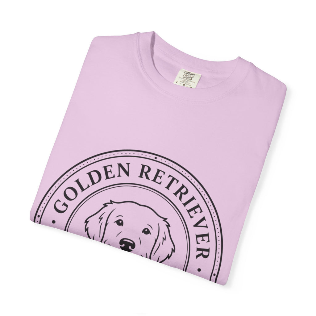 Vintage Golden Retriever Athletic Club T-Shirt, Retro Dog  Mom tee, Premium Comfort Colors.